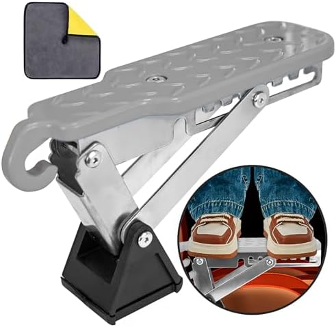 Universal Fit Car Door Step, Foldable Door Latch Step by SYMISMMR