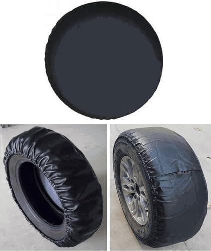 Black Spare Tire Cover, Spare Wheel Cover, - Image 5
