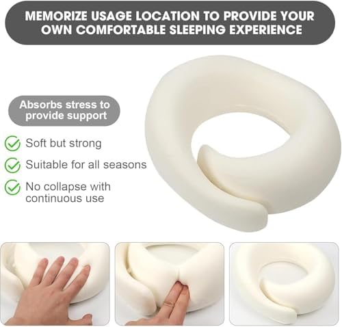 WEERSHUN Travel Pillow for Airplanes, 2026 New Memory Foam Neck Pillow - Image 6