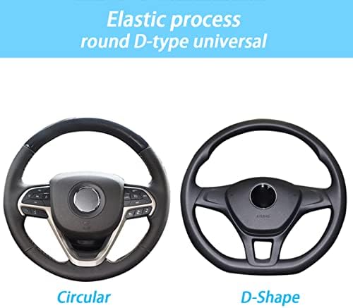 Moly Magnolia 15 Inch Steering Wheel Cover, Microfiber Ice Silk, Rose Red - Image 4