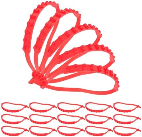 20pcs Rubber Snow Chains for Cars Universal Fit Tire Traction by JEWEDECO
