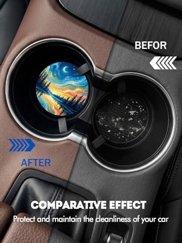 WOCOCN Car Coasters for Cup Holders - Image 4