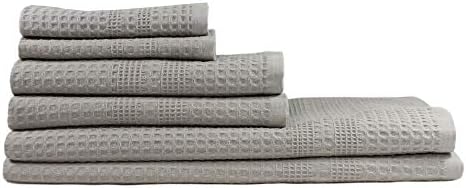GILDEN TREE Waffle Towel Set Quick Dry Thin | 2 Bath Towels | 2 Hand Towels | 2 by GildenTree