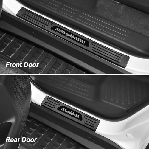4PCS Door Sill Protector Compatible - Image 2