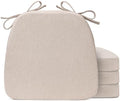 Sunsleek Chair Cushions for Dining Chairs D-Shaped Seat Cushions Chair Pads by Sunsleek