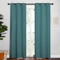 NICETOWN Window Curtain Panels, 1 Pair, 34 by 84-inch, Sea Teal by NICETOWN