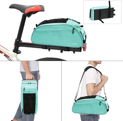 MOSISO Bike Rack Bag, Waterproof Bicycle Trunk Pannier Rear Seat Pouch - Image 4