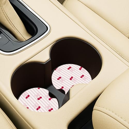 Ceramic Car Coasters – Absorbent Car Cup Holder Coaster Set - Image 6