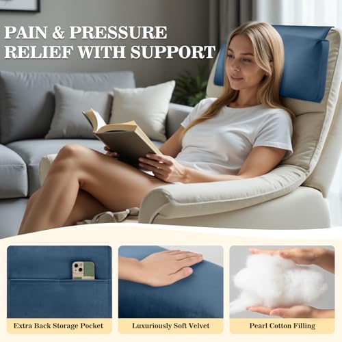 Recliner Headrest Pillow, Adjustable Comfort Neck & Head Support Pillow - Image 5