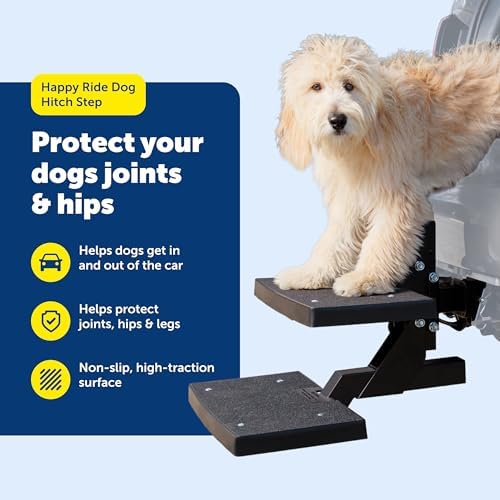 PetSafe Happy Ride PupSTEP HitchStep Dog Stairs, Folding Steps - Image 4