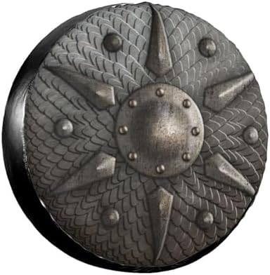 Round Shield Scales Spare Tire Covers by FalePrint