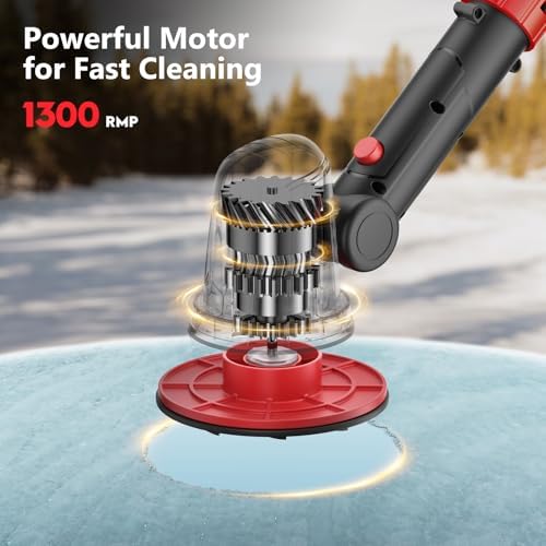 Electric Ice Scraper for Milwaukee 18V Battery, 1300RPM High-Speed Windshield - Image 4