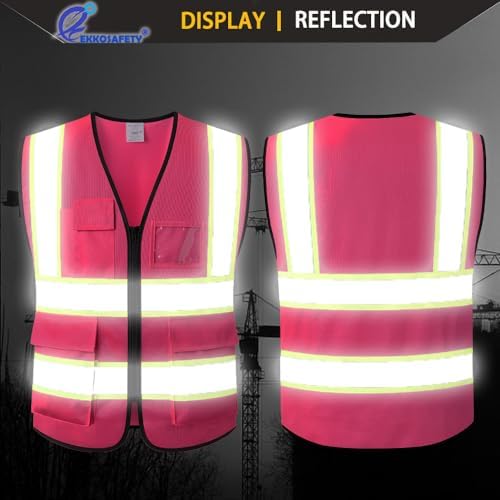 High Visibility Neon Safety Vest - Image 5