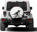 Dinosaur Moon Spare Tire Cover by Foruidea