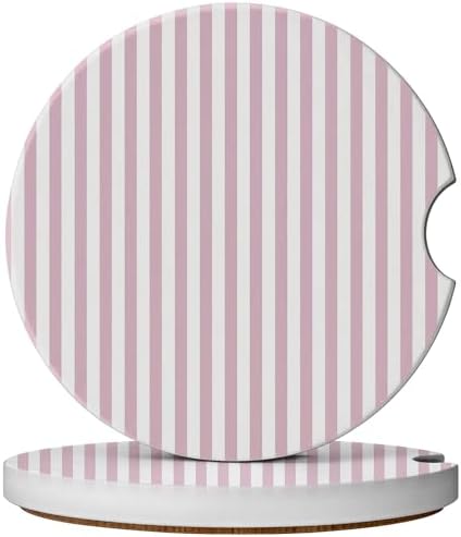 2 Pack Car Coasters for Cup Holders, Cute Car Accessories Interior by YeeCASE