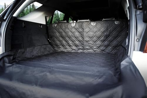 Bulldogology SUV Cargo Liner for Dogs 55"x106" Heavy Duty Pet Trunk Cargo Cover by BulldogologyPetSolutions