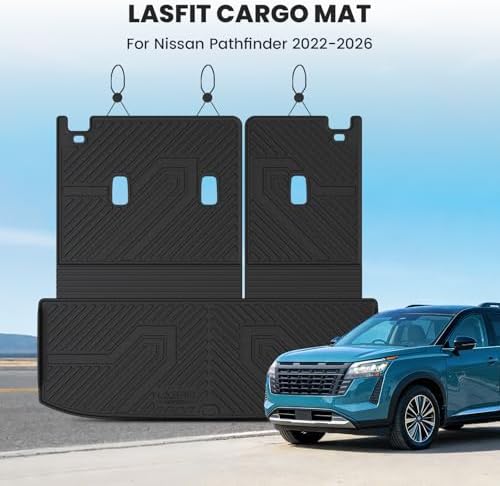 LASFIT Cargo Mats for Nissan Pathfinder 2026 2025 2024 2023 2022 - Image 2