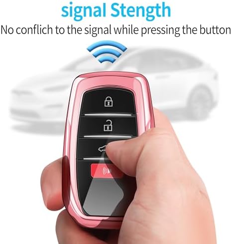 Key Fob Cover with keychain Compatible with Toyota 2025-2026 Camry 4Runner - Image 6