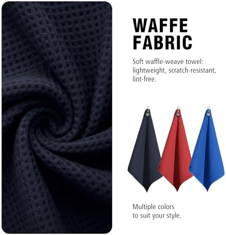 Dragon tiger Magnetic Golf Towels, Dark Blue, 2 Pack - Image 3