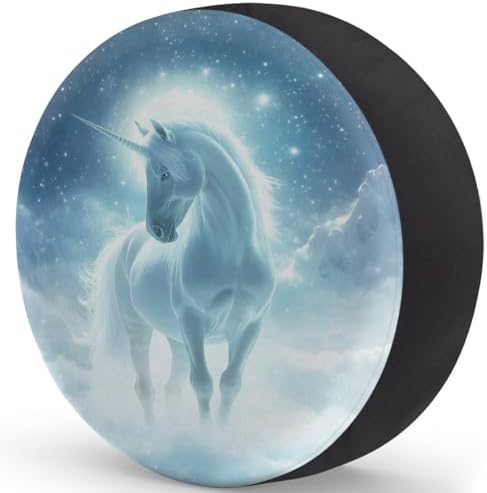 Spare Tire Cover for RV Trailer, Unicorn Waterproof Sun Leather Wheel Cover - Image 2