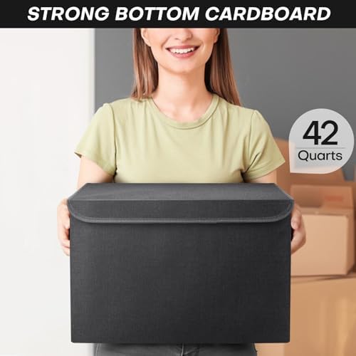 Bagnizer Large 42 Quarts Fabric Storage Bins - Image 6