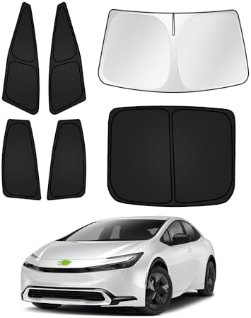 Canvcle Sunshades for Toyota Prius 2023-2025 2026 Accessories Windshield Sun by Canvcle