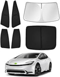 Canvcle Sunshades for Toyota Prius 2023-2025 2026 Accessories Windshield Sun by Canvcle
