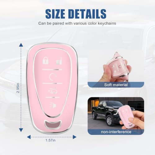 for Chevy Key Fob Cover, 5 Buttons TPU Key Cover - Image 5