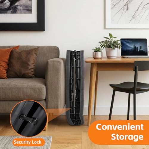 LEMY 61 Inch Folding Dog Ramp for Cars, Non-Slip Dog Pet Stairs, Step Ladder - Image 4