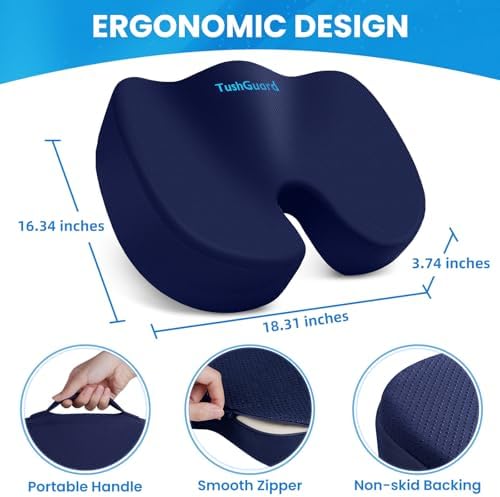 TushGuard Memory Foam Seat Cushion - Image 2