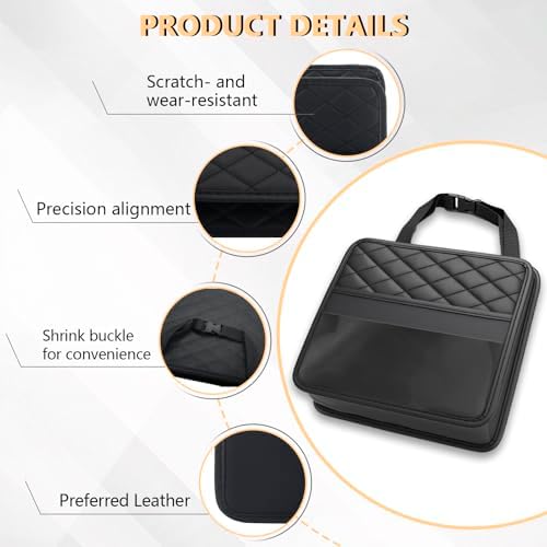 Car Seat Back Organizer, Seat Back Hanging Bag, Waterproof Leather Backseat - Image 3