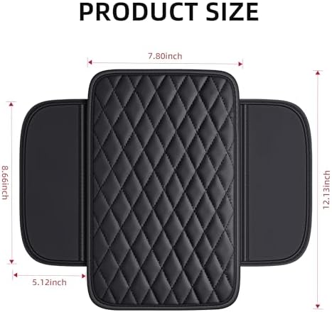 Leather Waterproof Car Armrest Console Pad - Image 5