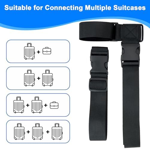 2 Pack Luggage Connector, Straps - Image 6