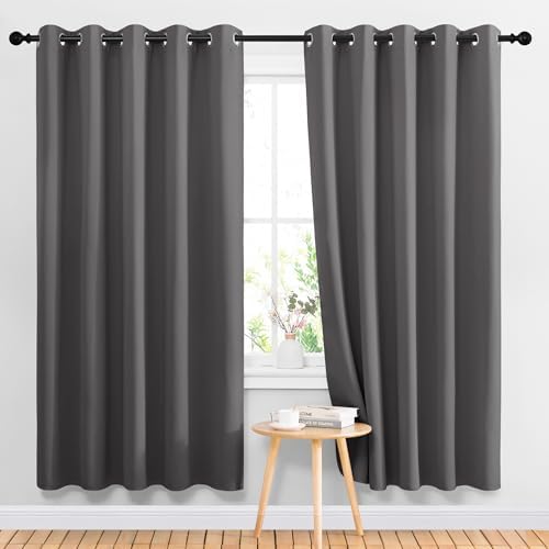 NICETOWN Gray Blackout Curtains by NICETOWN