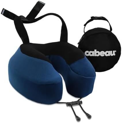 Cabeau Evolution S3 Travel Pillow – Straps to Airplane Seat – Ensures Your Head by Cabeau