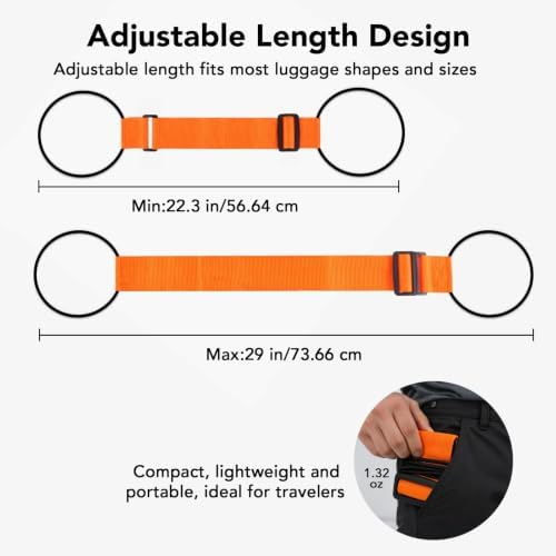 Luggage Connector Straps, Adjustable Elastic Durable Straps - Image 2