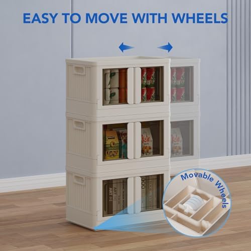 FLEXIMOUNTS 75 QT Stackable Plastic Storage Bins - Image 5