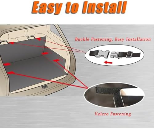 SUV Dog Cargo Liner for Pets for Audi Q7 2015-2026, Water-Resistant & - Image 7
