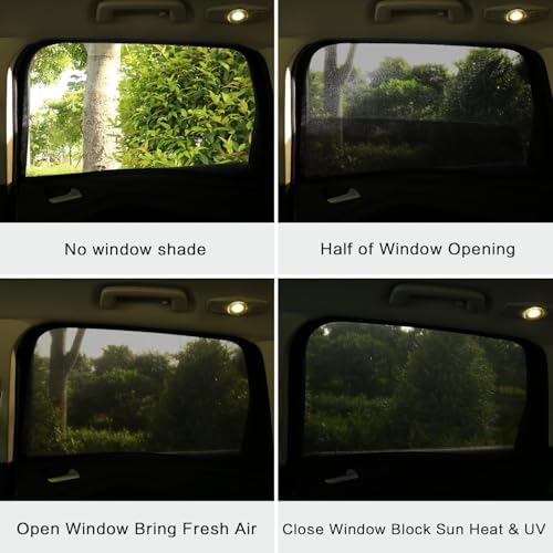 2 Pack 21''x40'' Car Front Side Window Screen Mesh Shades - Image 4