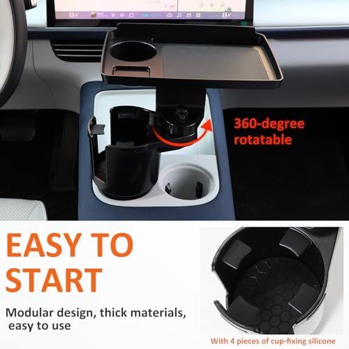 Car Large Cup Holder Expander, 3-in-1 Cupholder Extender - Image 4