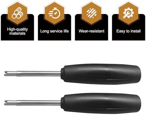 2 PCS Valve Core Torque Tool, Valve Stem Removal Tools, Valve Core Removal and - Image 5