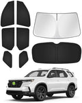 Canvcle Sunshades for 2023-2025 2026 Honda Pilot Accessories Windshield Sun by Canvcle