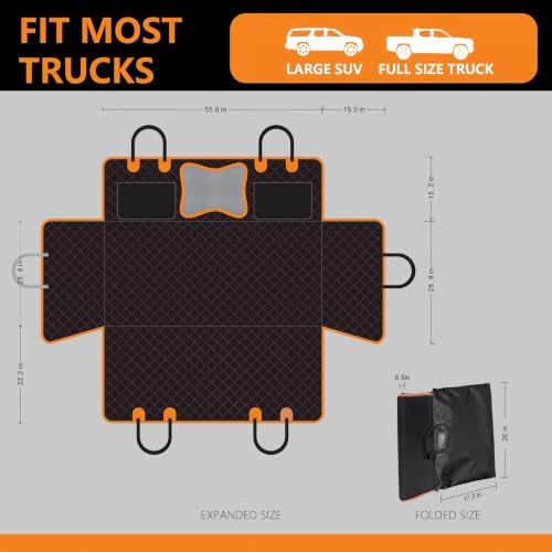 Back Seat Extender for Dogs, Dog Car Seat Cover for Back Seat - Image 6