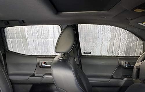 Rear Side 2nd Row Sunshade fits 2016-2023 Toyota Tacoma, Double Cab - Image 6