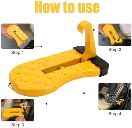 Sakerplus Adventure Ready SUV Roof Step, Heavy Duty 510lbs Capacity, Universal - Image 7