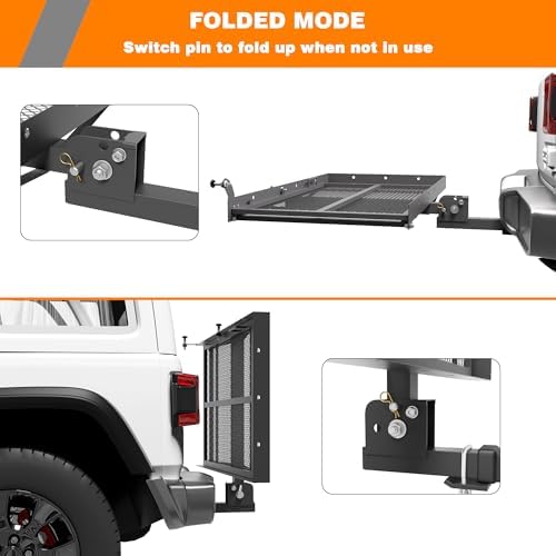 WILDROAD 48"x26" Hitch Cargo Carrier - Image 3