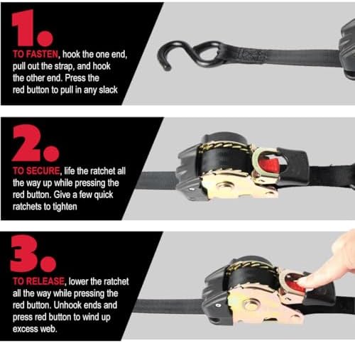 Erickson Pro Series Ratcheting Tie-Down Strap - Image 4