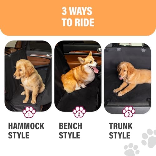 Active Pets XL Waterproof Hammock Large Car Seat Cover, Fits SUVs Trucks Big - Image 6
