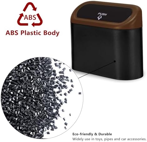 Ginsco 2 Pack Mini Car Trash Can - Image 3