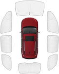 KMF 8pcs Sun Shades for Jeep Grand Cherokee 2011-2021 Accessories, Full Thicken by KMF